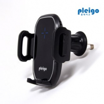 플레이고 C610 버튼식 15W 고속 무선 충전 차량용 거치대