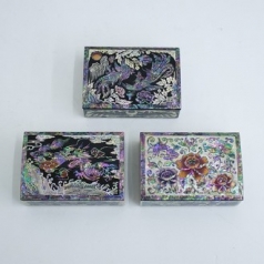 아름누리 투톤 자개미니명함함 3종