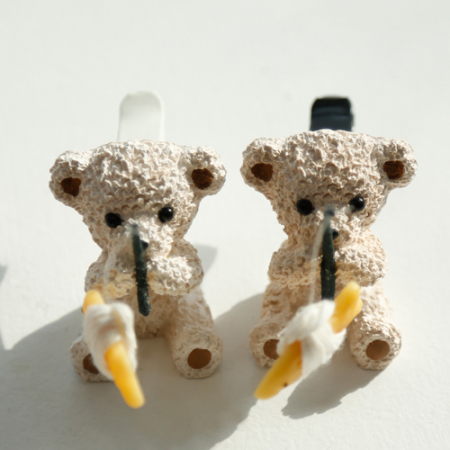 액막이 북어 행운을 낚는 곰돌이 차량용 방향제 #6