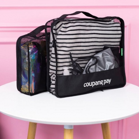 친환경 리유저블 여행용메쉬 파우치 (소형/대형) #2