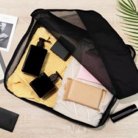 친환경 리유저블 여행용메쉬 파우치 (소형/대형) #4