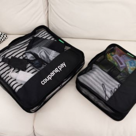 친환경 리유저블 여행용메쉬 파우치 (소형/대형) #5