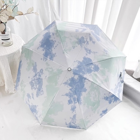 포유렐라 튼튼한 유채화 UV차단 3단 암막 접이식 휴대용 자동우산 #3