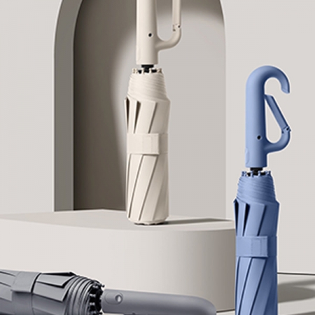 포유렐라 튼튼한 106cm 버클 3단 암막 접이식 휴대용 자동우산 #4