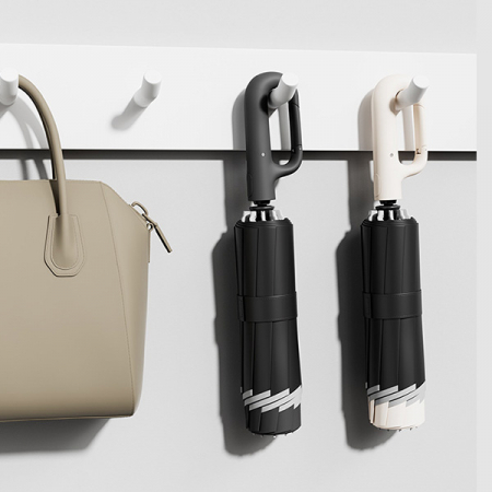 포유렐라 튼튼한 거꾸로 휴대용 3단 암막 접이식 휴대용 자동우산 #4