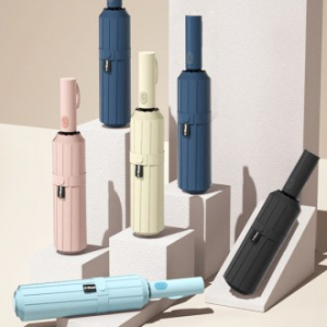 포유렐라 96살대 튼튼한 휴대용 3단 암막 접이식 휴대용 자동우산