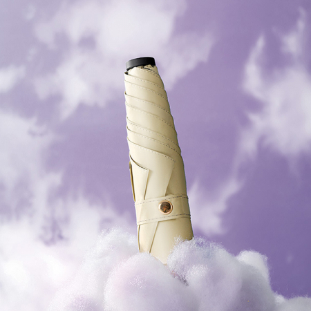 포유렐라 튼튼한 파스텔 카본 UV차단 3단 암막 접이식 휴대용 자동우산 #3