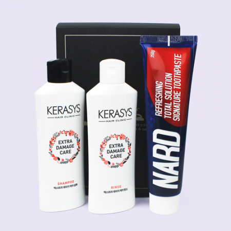 Nard(나드)치약 250g + 케라시스 샴푸 + 케라시스 린스 3종 #2