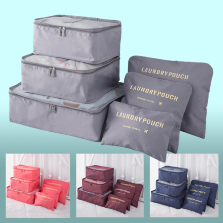 B034 모노폴리 여행용멀티 파우치 캐리어 속옷 여행용품 파우치세트 인쇄 주문제작 답례품 #3