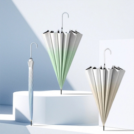 포유렐라 16k 그라데이션 튼튼한 태풍 골프 대형 자동 장우산 #4