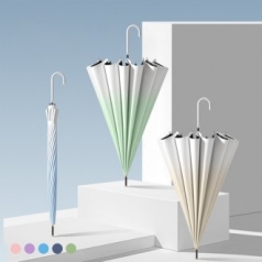 포유렐라 16k 그라데이션 튼튼한 태풍 골프 대형 자동 장우산