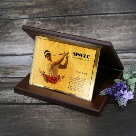 HBCAG-30 순금골프 골드미러 아크릴 가리비 대형 #5