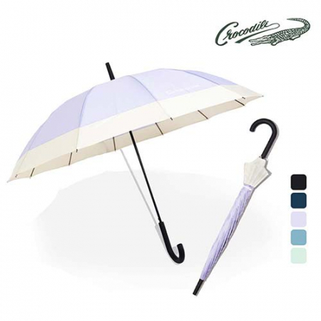 크로커다일 55-12K 곡자 투톤보더 장우산 #2
