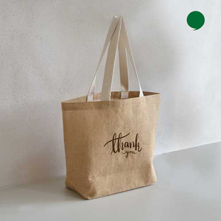 에코 내츄럴 고급 쥬트 에코백 (47.5cm*34.5cm*15cm) #2