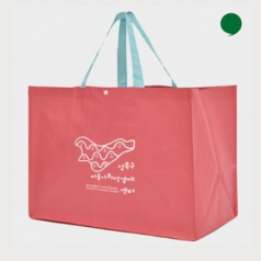 레트로 타포린 시장가방 대형 53x38x30cm, 특대형 핑크