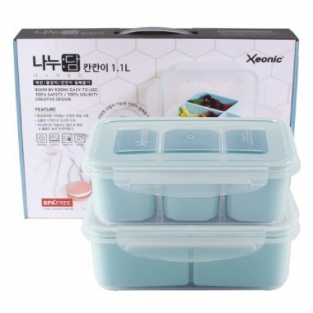 제오닉 나누담 직사각 1호 밀폐용기 세트 #2