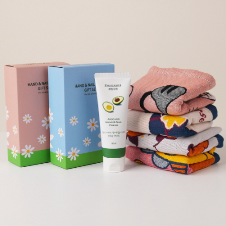 과일나라 라보카도 핸드크림 80ml 앤 순면 핸드타월 세트 #2