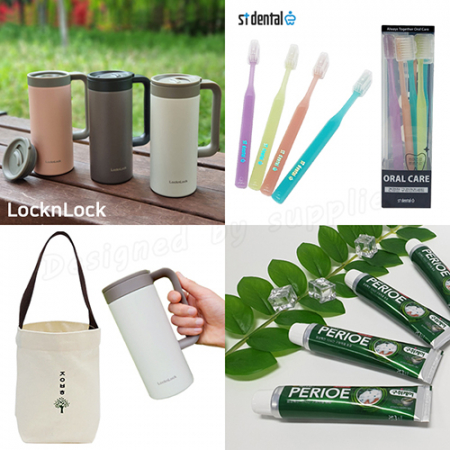 와우26호 선물세트 락앤락 테이블머그 텀블러 오랄케어 100g치약칫솔(쇼핑백) #5