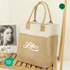 오코텍스 인증 리버스 투톤 쥬트백 28cmx33cmx18cm