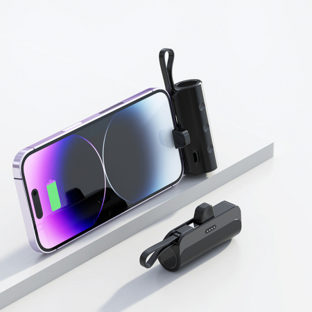 배터스틱 일체형 도킹형 보조 배터리 5000mAh C타입 8핀 여행용듀얼포트 #3