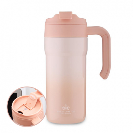 영국 R 보온, 보냉 머그텀블러 700ml 코랄핑크 #2