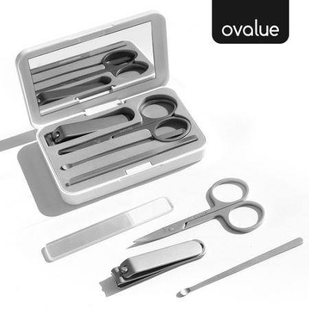 오밸류 프리미엄 손톱깎이 세트, 거울 케이스 // 칼라인쇄 #2