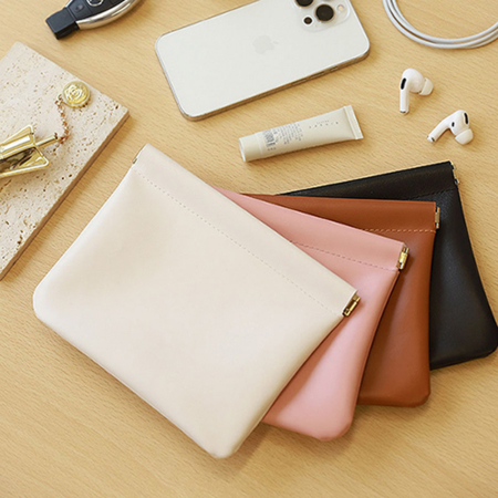 모모카멜 GP01L PU 자동닫힘 파우치 대형 #2