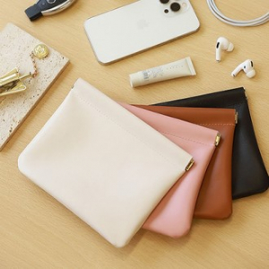 모모카멜 GP01L PU 자동닫힘 파우치 대형