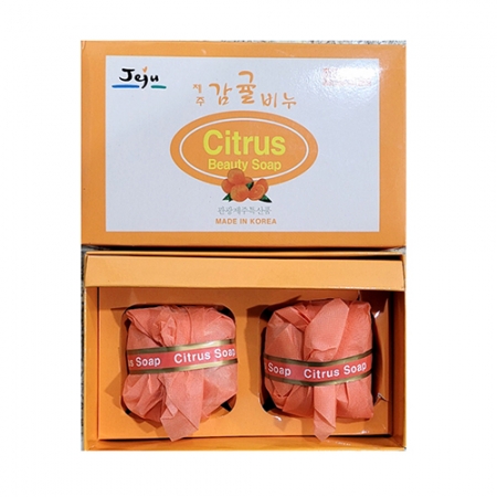 고급 감귤비누 4p 선물세트 #4