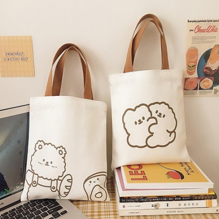 버티컬 캐릭터 캔버스백 토트백 에코백 #2