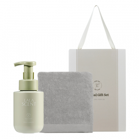 퓨어센스 더마음가는 선물세트 핸드워시 + 40수 호텔타올 200g 2P #3