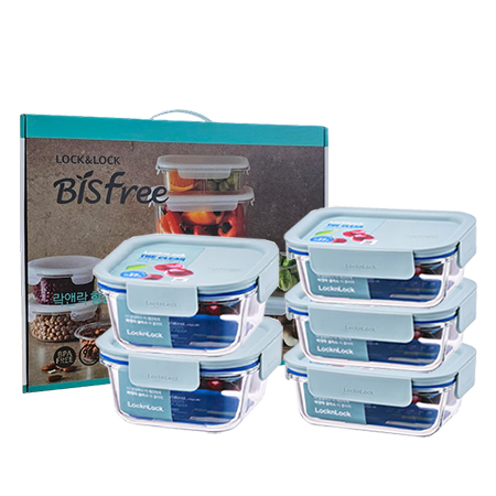 락앤락 더클리어 밀폐용기 5종 세트 #2