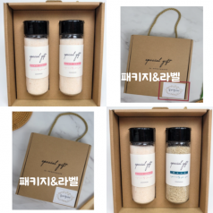 소금선물세트 히말라야 핑크솔트 소금 패키지선물 판촉 선물용