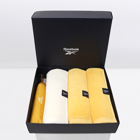 리복 3단 수동 암막 슬림 우양산 + 140g 면사 타올 3개세트 미니 #2