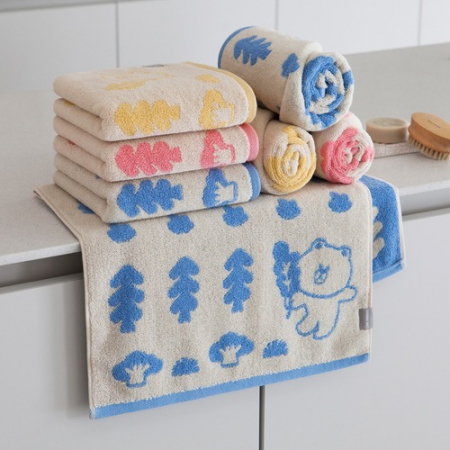 라인프렌즈 포레스트 선염 세면타올(180g) #2