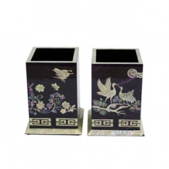 아름누리 보라사각연필꽂이 2종