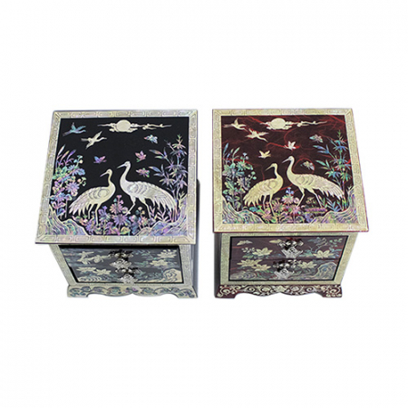 아름누리 전통 학무늬2단서랍함 #2