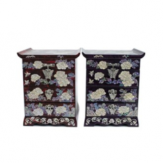 아름누리 목단꽃나비 3단서랍보석함