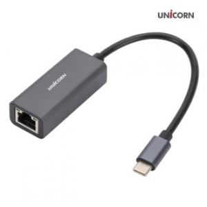 유니콘 CLAN-1000GC USB3.1 Gen1 C타입 GIGA 유선랜카드 1Gbps 알루미늄바디