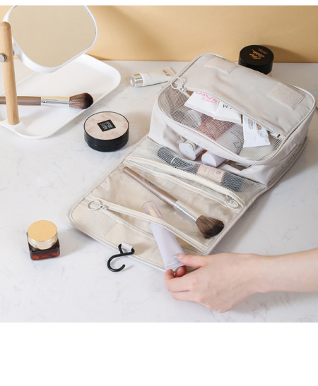 트래블 멀티파우치, 여행용화장품 손잡이 칸막이 파우치 #2