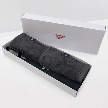 리복 2단자동 친환경어스 카라비너 우산 + 200g 코마사타올 2P세트 #2