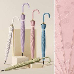 비맞으면 꽃이피는 파스텔 자동 장우산 워터플라워