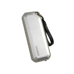 위즈플랫 휴대용 외장SSD 충격 방수 방진 USB3.2 USB-C 실버 256GB