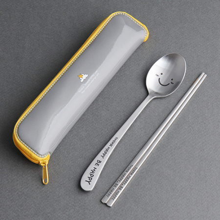 청소년 주니어 숟가락 젓가락 + 수저 케이스 중고등부 #2