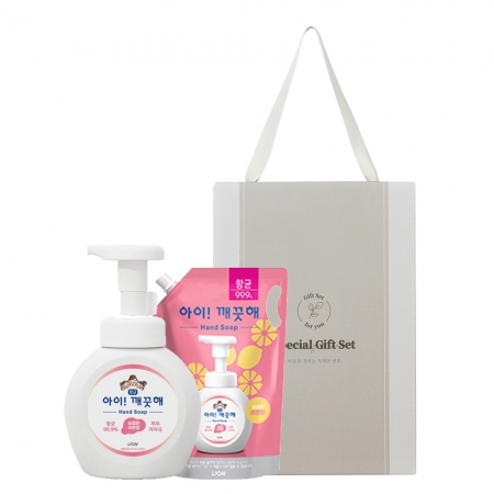 더마음가는 선물set 레몬향 항균 아이깨끗해 핸드워시 + 리필형 200ml #3
