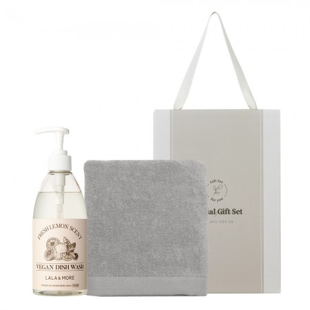 더마음가는 선물set 주방세제 500ml 1개 + 호텔타올 200g 1개 #2