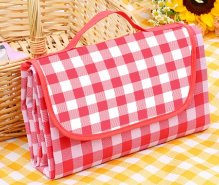 풀체크 배색 방수 돗자리, 피크닉 소풍 운동회 체육대회 #2
