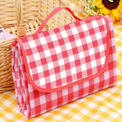 풀체크 배색 방수 돗자리, 피크닉 소풍 운동회 체육대회