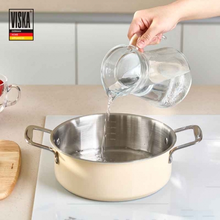 비스카 인덕션 양수 전골 냄비22cm #3