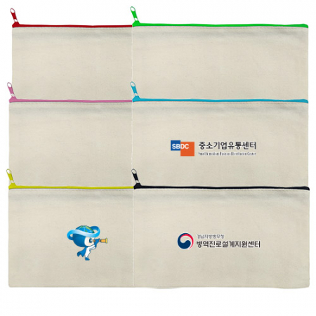 무지 캔버스 파우치 더스트백 관공서 기념품 사은품 판촉물 인쇄 제작 #2